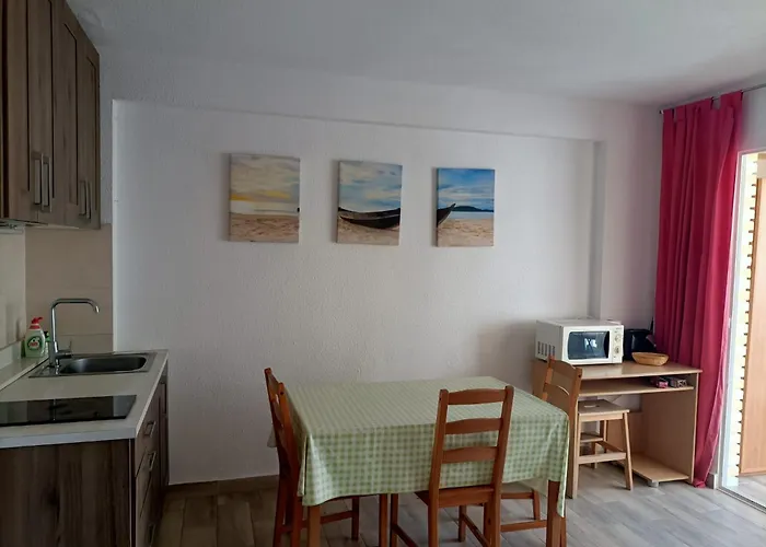 Apartamento Edificio Esturion 500m Playa Poniente 1 Habitacion-bedroom Апартаменты