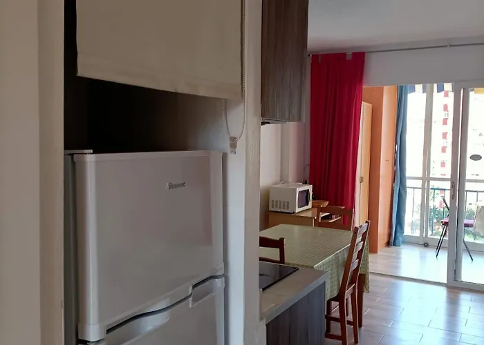 Apartamento Edificio Esturion 500m Playa Poniente 1 Habitacion-bedroom Бенидорм