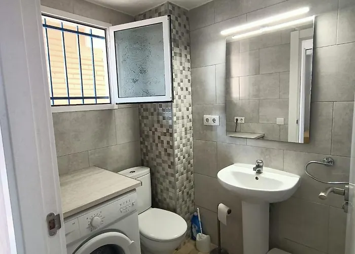 Апартаменты Apartamento Edificio Esturion 500m Playa Poniente 1 Habitacion-bedroom *