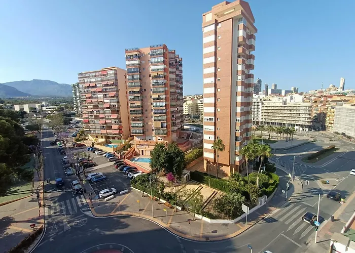 Apartamento Edificio Esturion 500m Playa Poniente 1 Habitacion-bedroom Апартаменты *