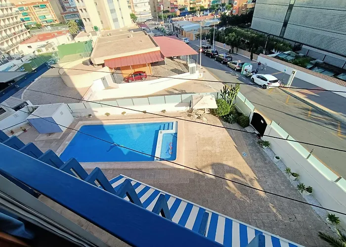 Apartamento Edificio Esturion 500m Playa Poniente 1 Habitacion-bedroom Бенидорм