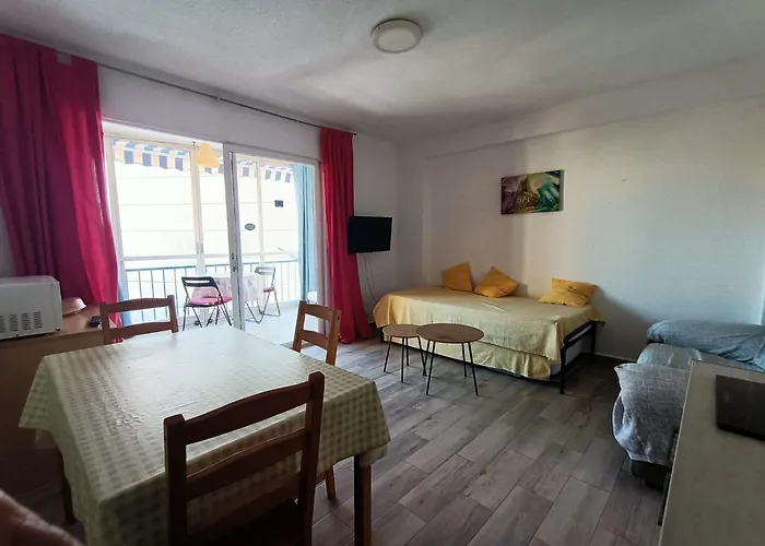 Apartamento Edificio Esturion 500m Playa Poniente 1 Habitacion-bedroom Апартаменты *