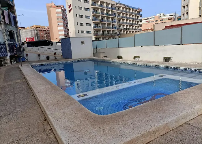 Apartamento Edificio Esturion 500m Playa Poniente 1 Habitacion-bedroom Апартаменты Бенидорм