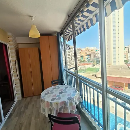 Apartamento Edificio Esturion 500m Playa Poniente 1 Habitacion-bedroom 아파트 *
