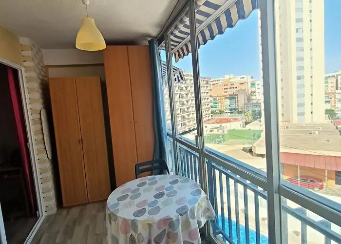 Apartamento Edificio Esturion 500m Playa Poniente 1 Habitacion-bedroom Apartment *