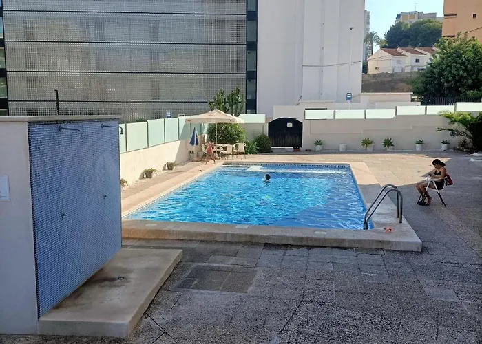 Apartamento Edificio Esturion 500m Playa Poniente 1 Habitacion-bedroom *